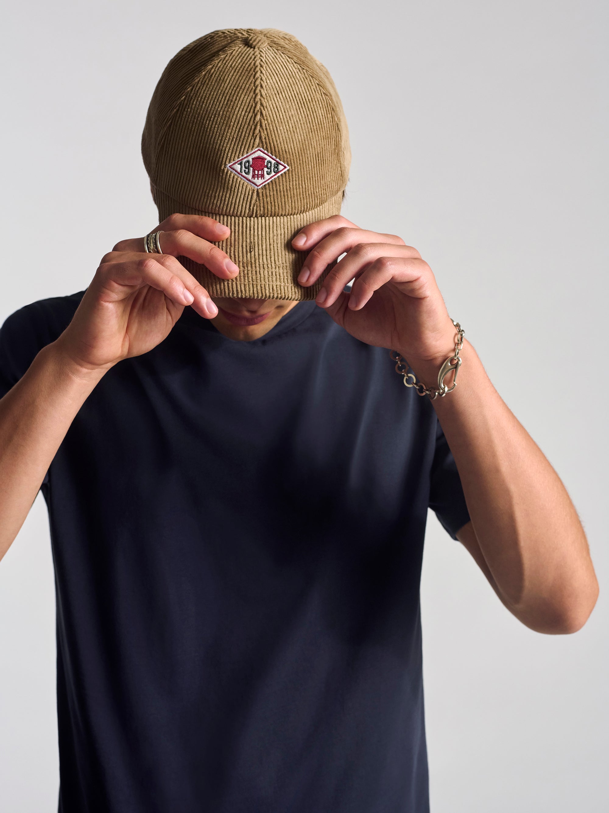 Cord Cap in Beige - BROOKLYN INDUSTRIES