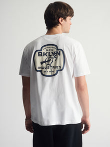 Men's Vintage Brooklyn Graphic T-Shirt In White