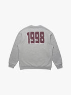 Men's 1998 Sweatshirt in Mid Grey Melange - BROOKLYN INDUSTRIES