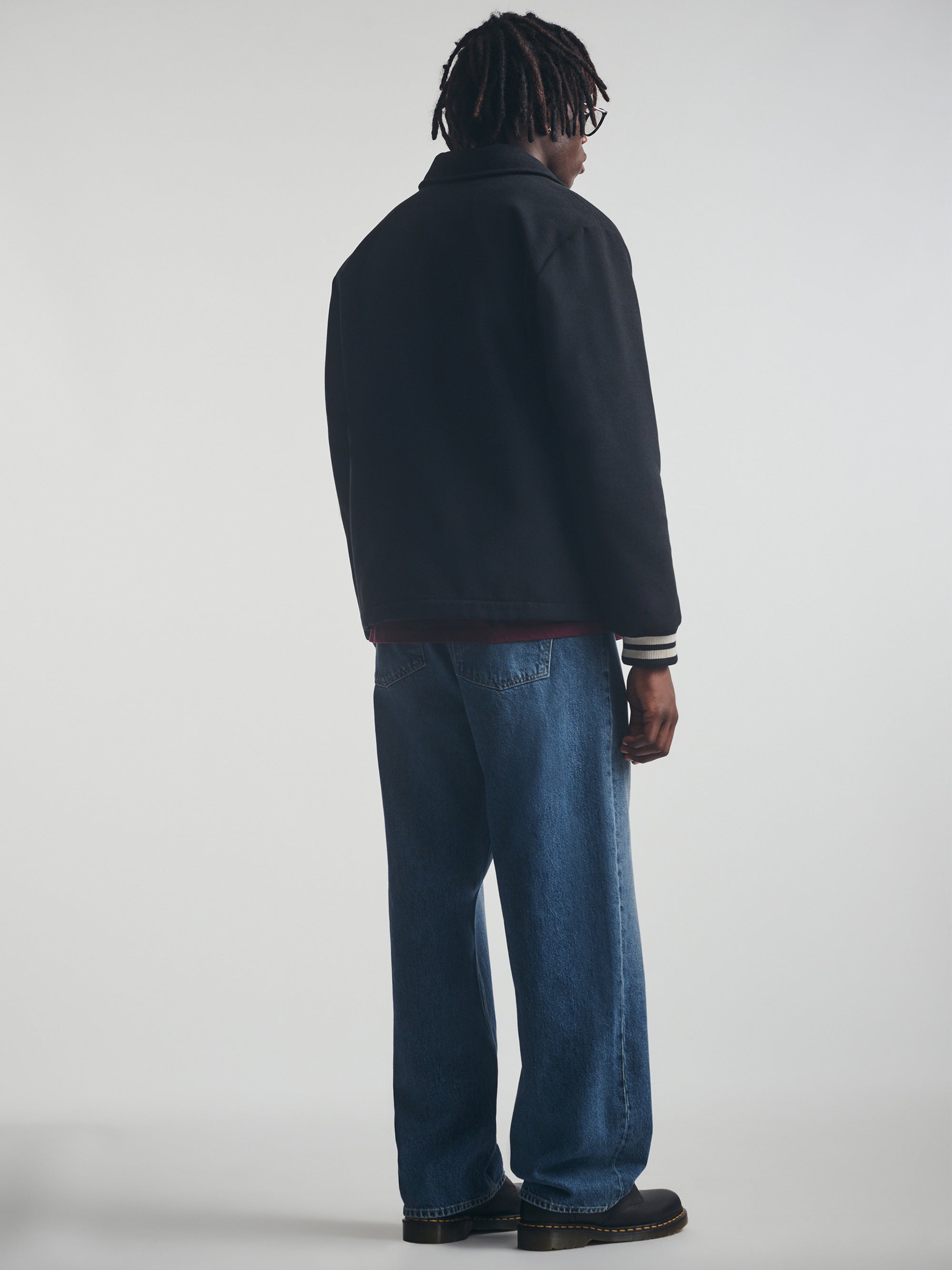 Men's Brooklyn Bomber Jacket in Jet Black - BROOKLYN INDUSTRIES