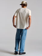 Men's Basic T-Shirt In Antique White - BROOKLYN INDUSTRIES