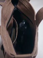 Brooklyn Crossbody Tote Bag in Brown