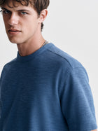 Men's Basic T-Shirt in Bijou Blue - BROOKLYN INDUSTRIES