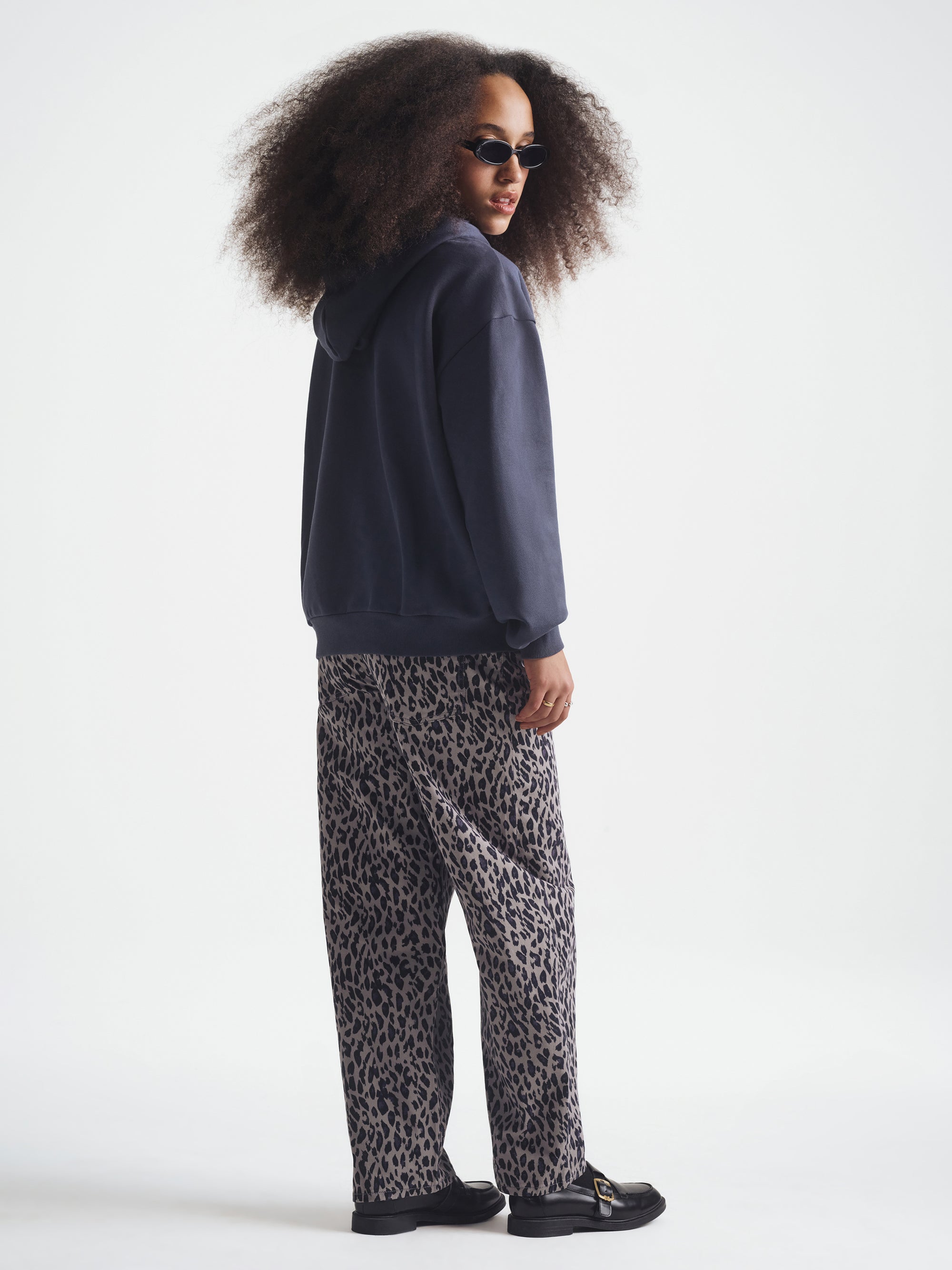 Women's Brooklyn 1988 Hoodie in Blueberry - BROOKLYN INDUSTRIES