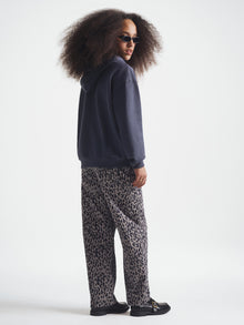 Women's Brooklyn 1988 Hoodie in Blueberry - BROOKLYN INDUSTRIES