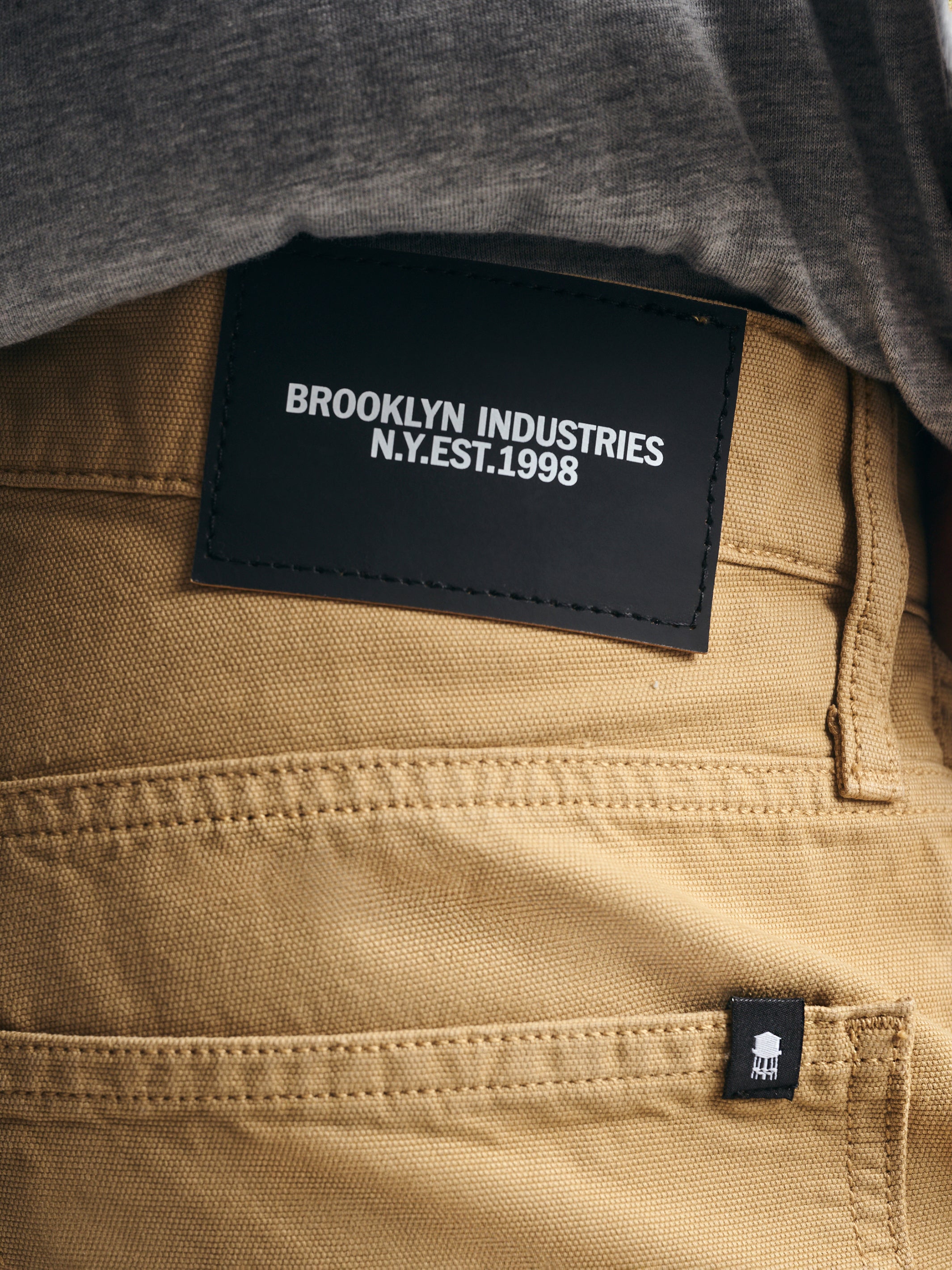 Men's Utility Pants in Kelp Canvas - BROOKLYN INDUSTRIES