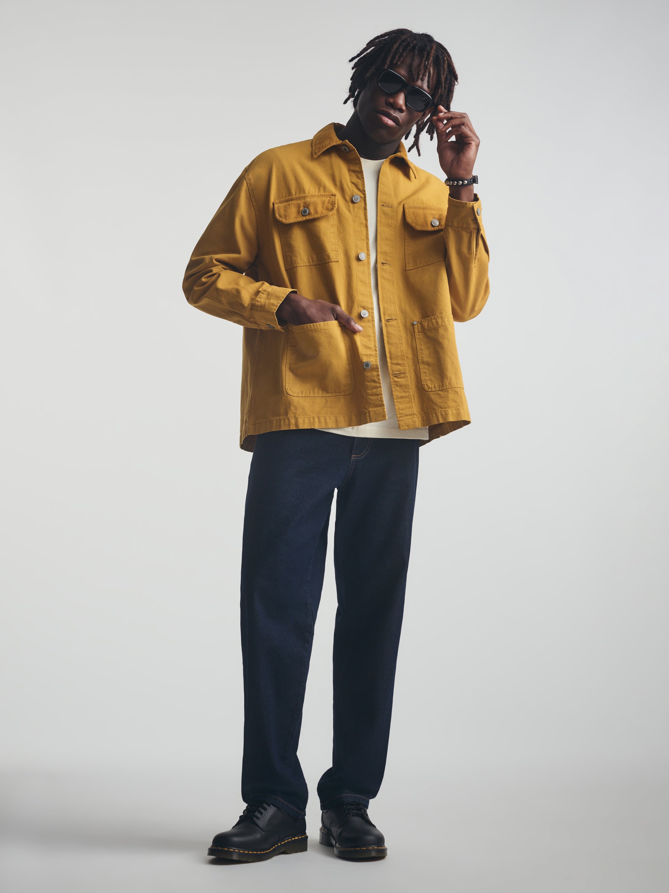 Men's Utility Shacket in Chai - BROOKLYN INDUSTRIES