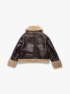 Women's Furry Coat In Toffee - BROOKLYN INDUSTRIES