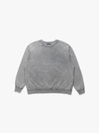 Women's Crew Neck Sweatshirt In Monument - BROOKLYN INDUSTRIES