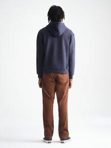 Men's Brooklyn Subway Hoodie in Blueberry - BROOKLYN INDUSTRIES