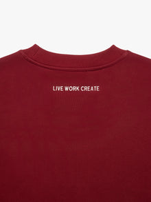 Women's Brooklyn 1988 Sweatshirt in Biking Red - BROOKLYN INDUSTRIES