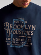 Men's BKI 1998 T-Shirt In Graphite - BROOKLYN INDUSTRIES