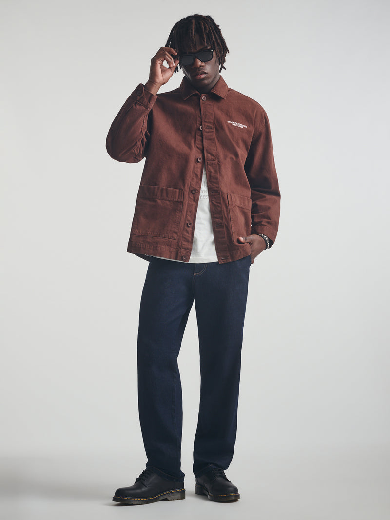 Men's Shacket In Potting Soil - BROOKLYN INDUSTRIES