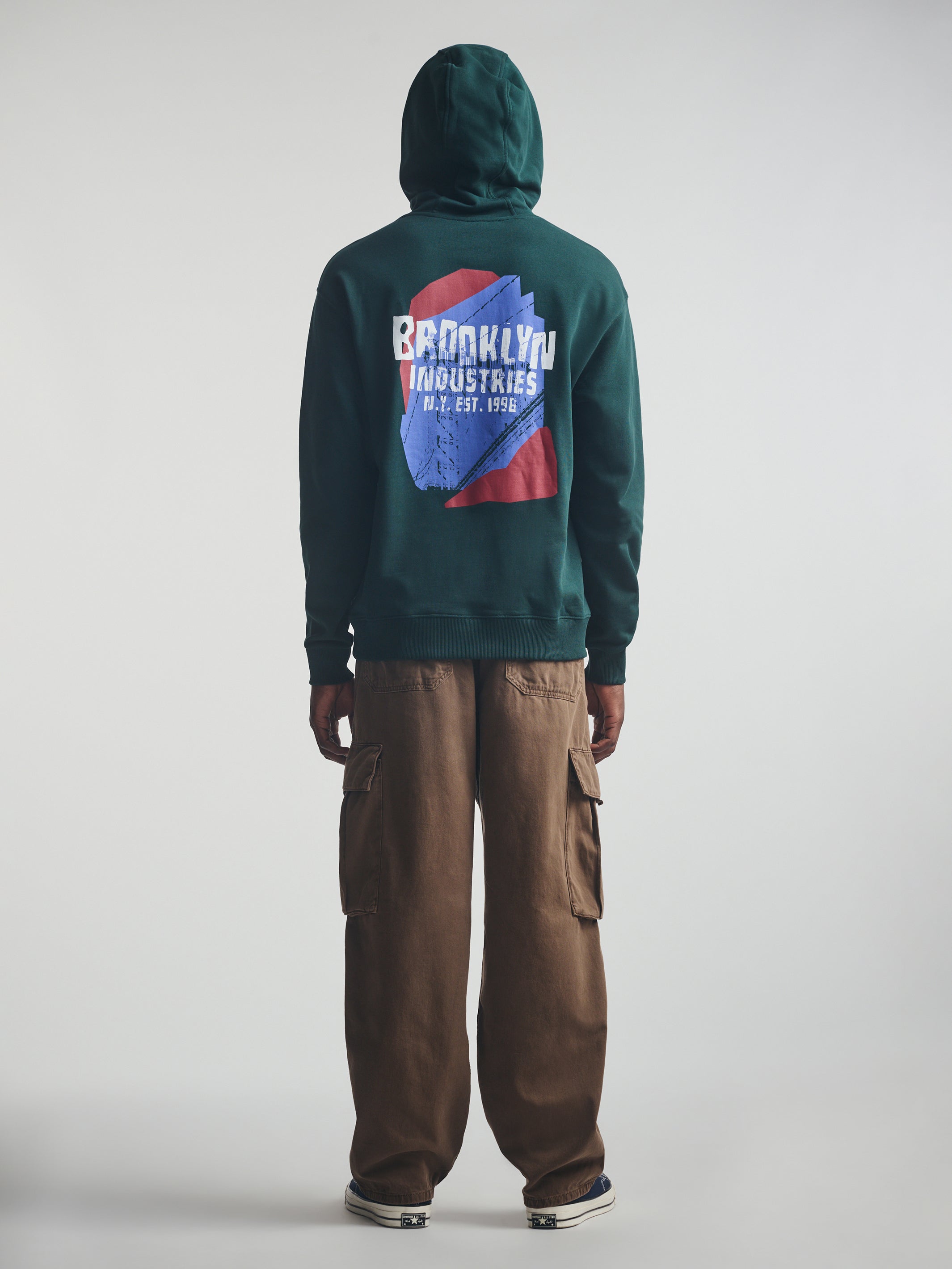 Men's Brooklyn Hoodie in Ponderosa Pine - BROOKLYN INDUSTRIES