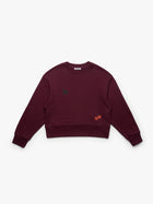 Women's Brooklyn Cat Sweatshirt in Windsor Wine - BROOKLYN INDUSTRIES
