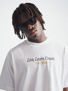 Men's Brooklyn Live Learn Create T-Shirt in Antique White