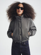 Women's Cropped Puffer Jacket in Urban Chic