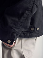 Men's Canvas Jacket In Pirate Black - BROOKLYN INDUSTRIES