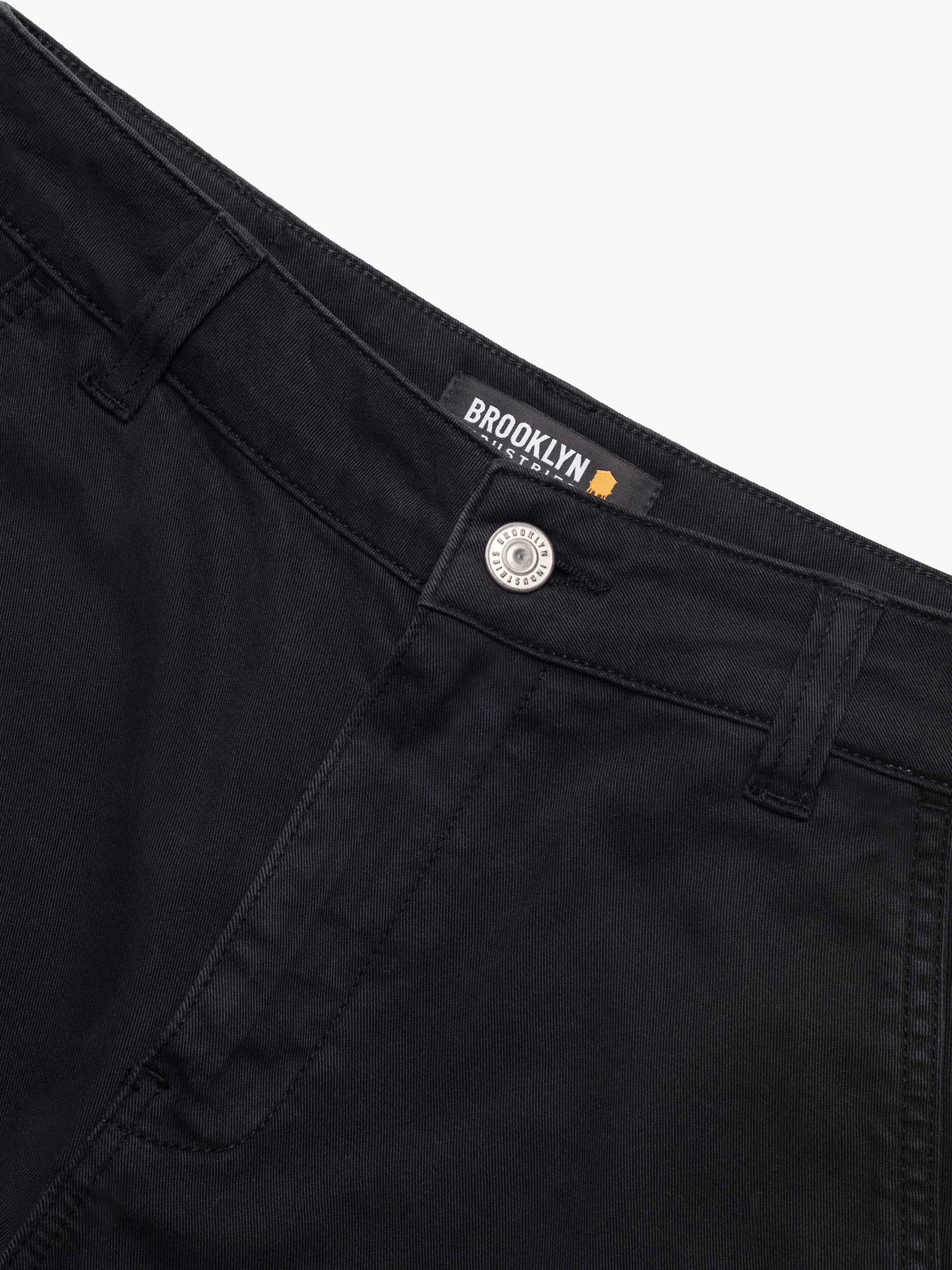 Women's Chino Pant In Black Twill - BROOKLYN INDUSTRIES