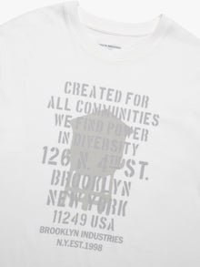 Men's Brooklyn Community T-Shirt in Antique White