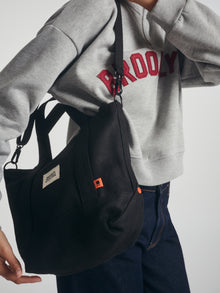 Brooklyn Crossbody Tote Bag in Black