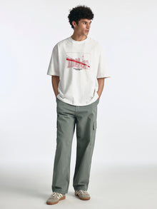Men's Brooklyn Bridge T-Shirt in White - BROOKLYN INDUSTRIES
