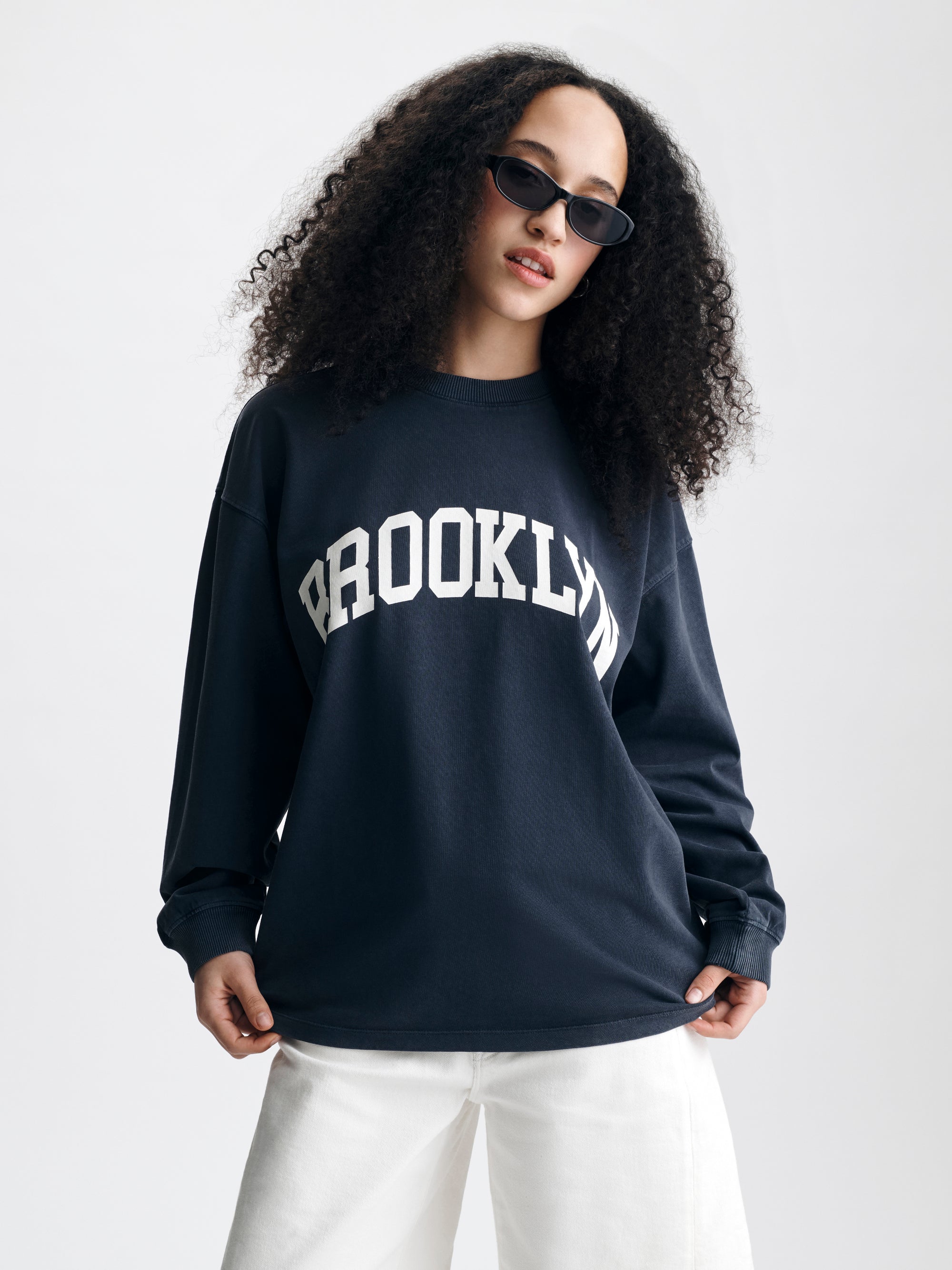 Women's Brooklyn T-Shirt in Ombre Blue - BROOKLYN INDUSTRIES