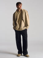 Men's Crew Neck Sweatshirt In Pure Cashmere - BROOKLYN INDUSTRIES