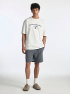 Men's Logo T-Shirt in Antique White - BROOKLYN INDUSTRIES
