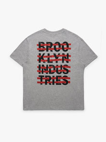 Men's Live Work Create T-Shirt in Mid Grey Melange