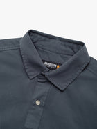 Men's Long Sleeve Shirt In Orion Blue - BROOKLYN INDUSTRIES