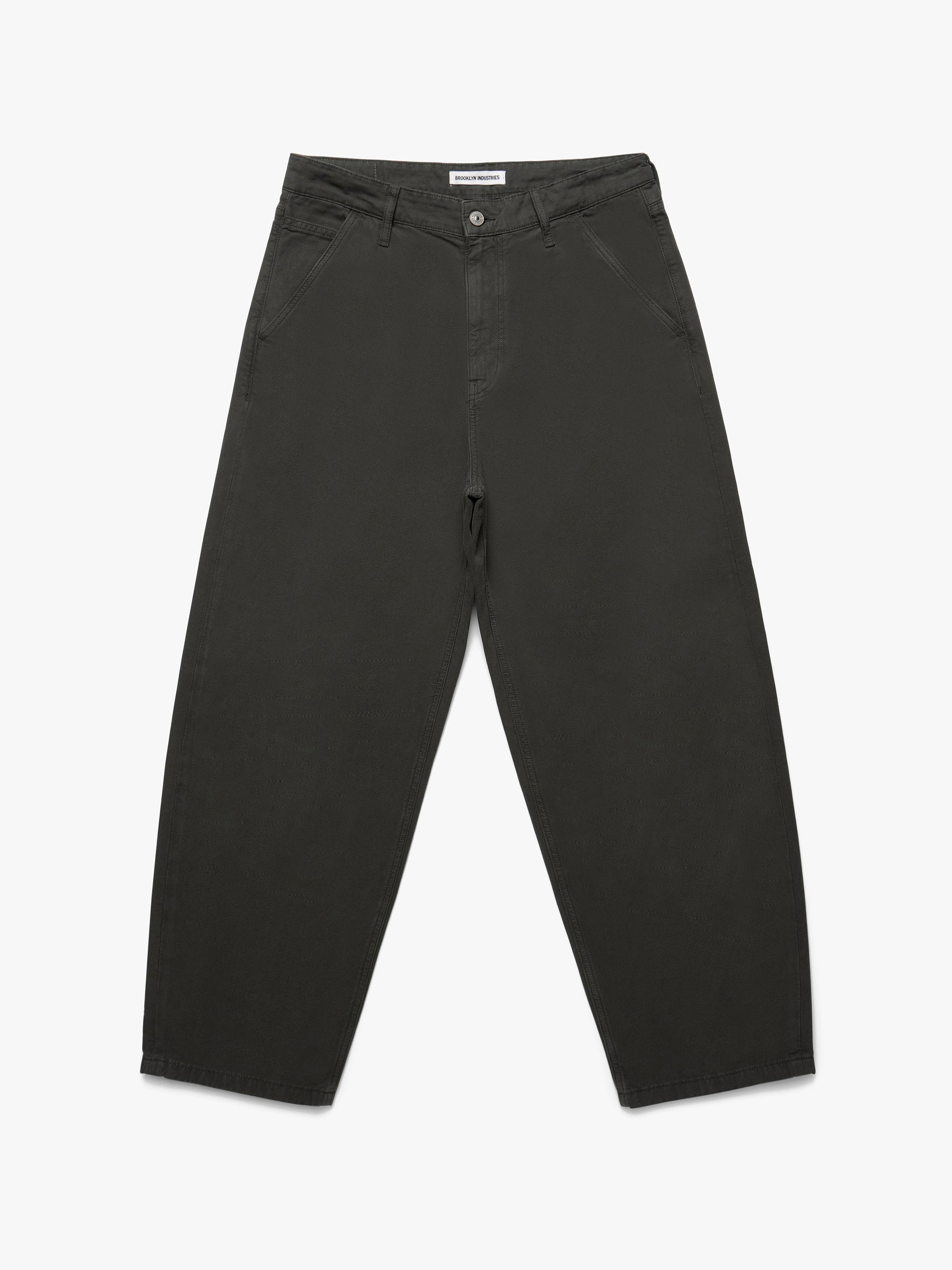 Men's Baggy Pants in British Khaki Canvas