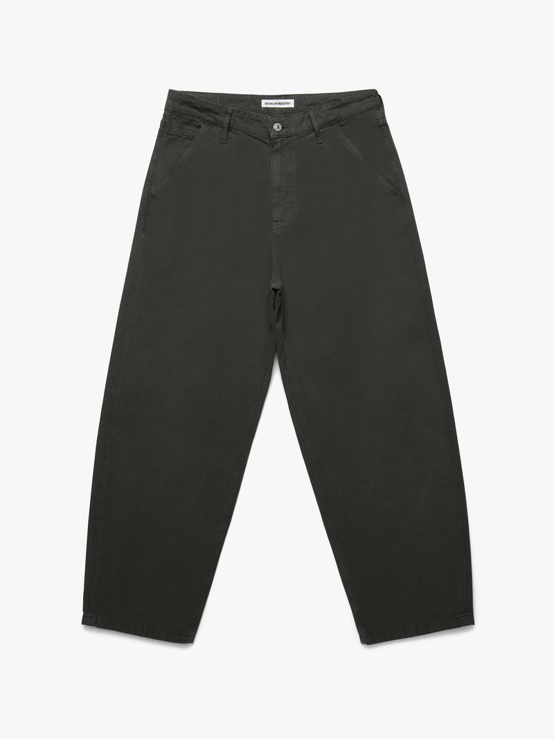 Men's Baggy Pants in British Khaki Canvas