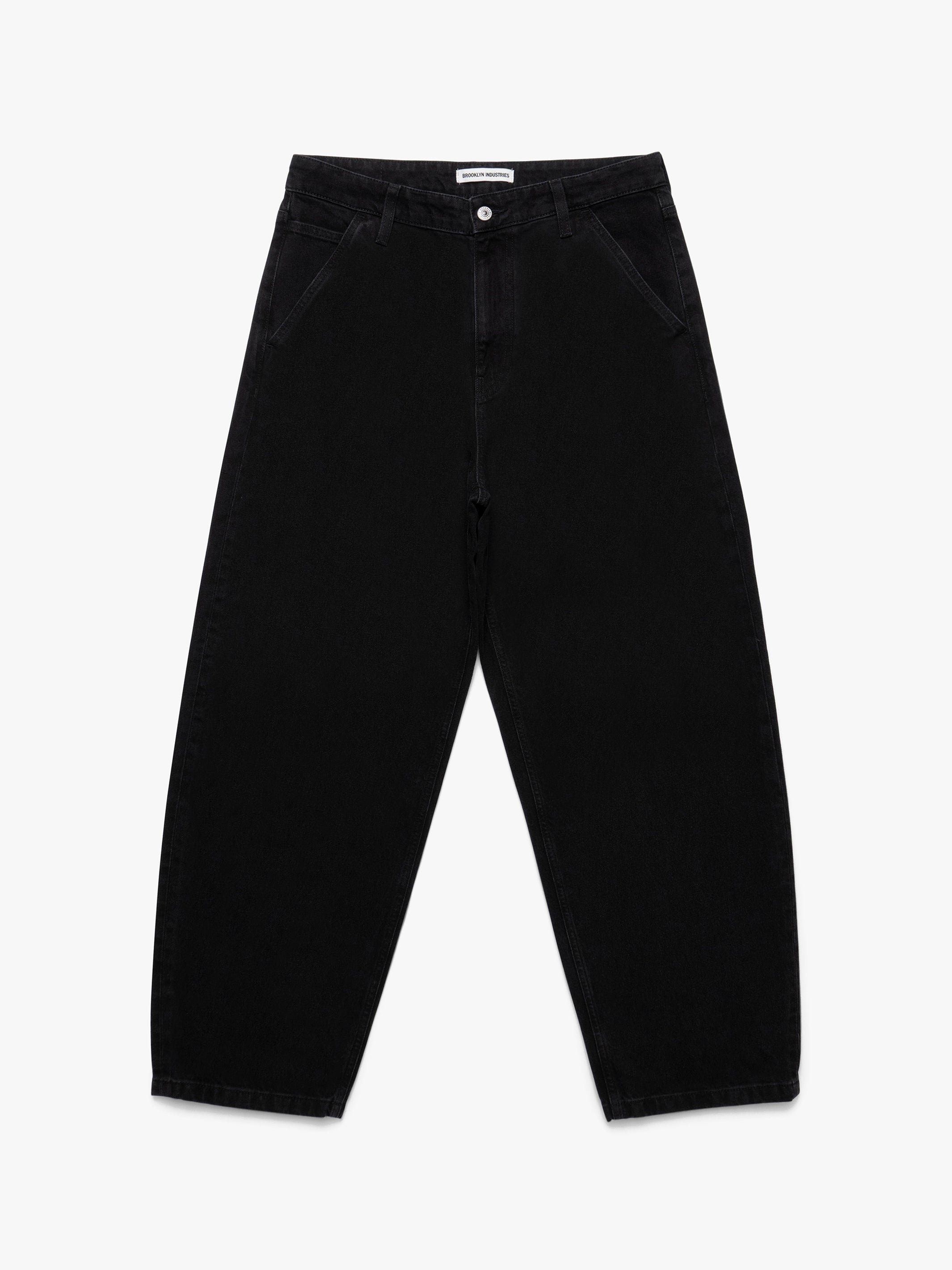 Men's Baggy Jeans in Smoke Street Denim