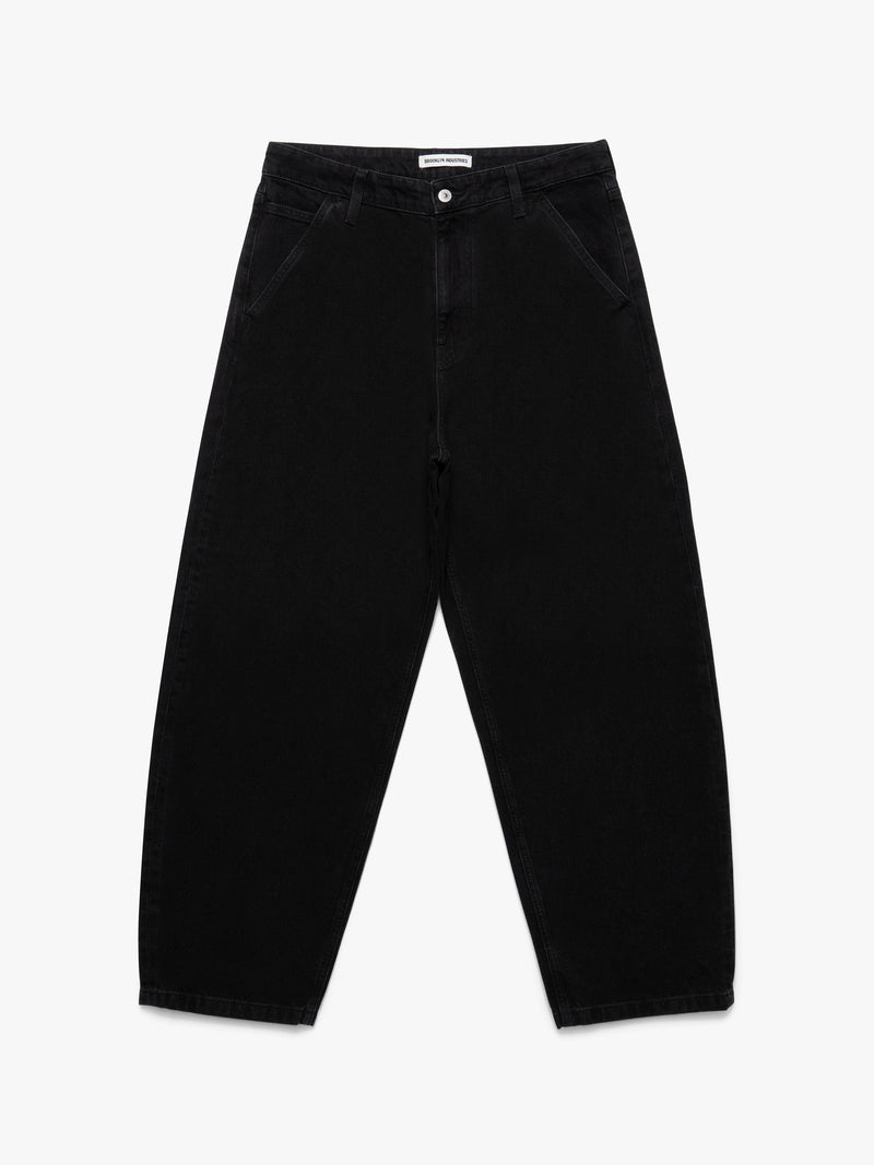 Men's Baggy Jeans in Smoke Street Denim