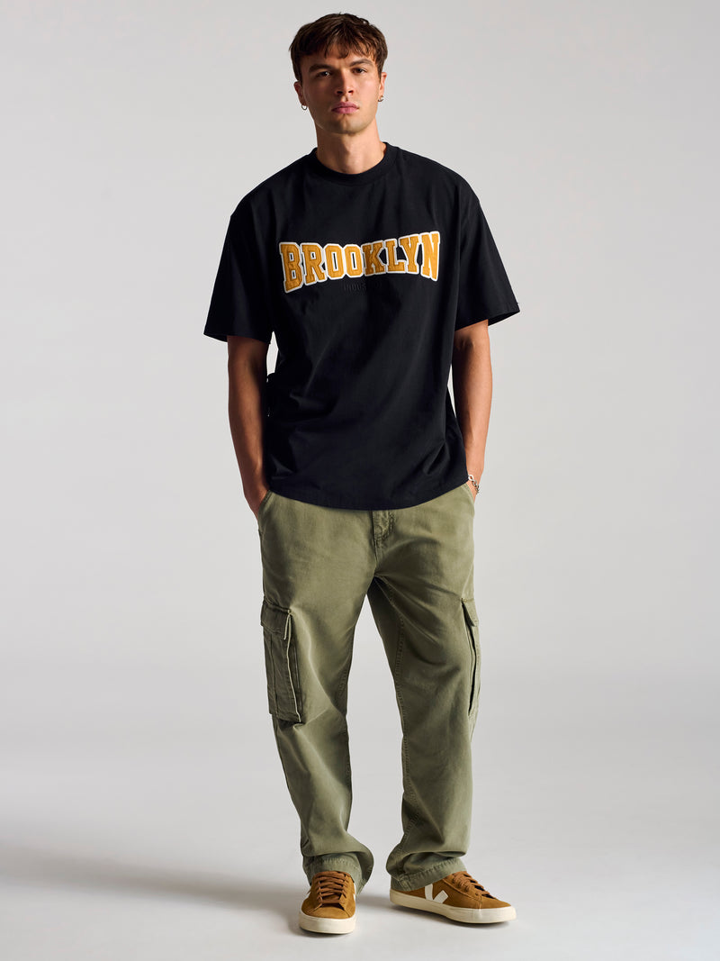 Men's Brooklyn T-Shirt In Black - BROOKLYN INDUSTRIES