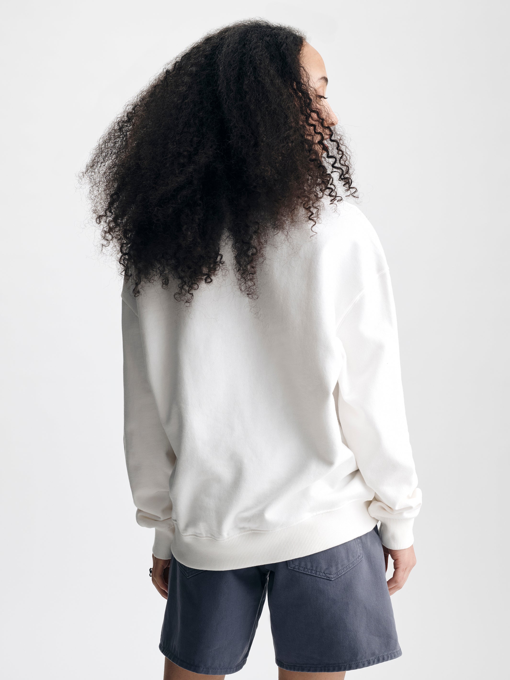 Women's Brooklyn Industries Sweatshirt in Antique White - BROOKLYN INDUSTRIES