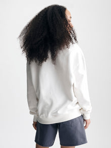 Women's Brooklyn Industries Sweatshirt in Antique White - BROOKLYN INDUSTRIES