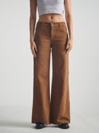 Women's Carpenter Pants in Light Brown Cord - BROOKLYN INDUSTRIES