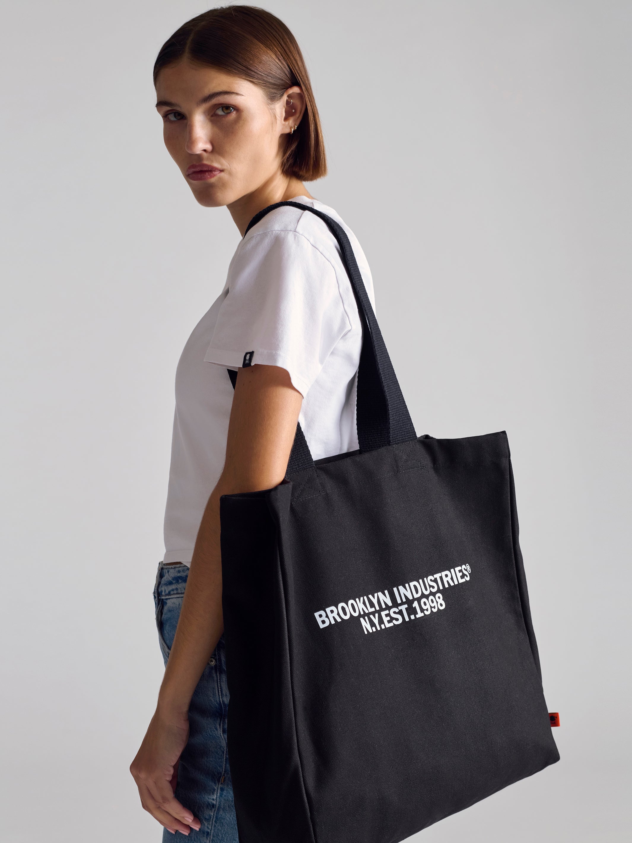 Brooklyn 1998 Tote Bag in Black - BROOKLYN INDUSTRIES