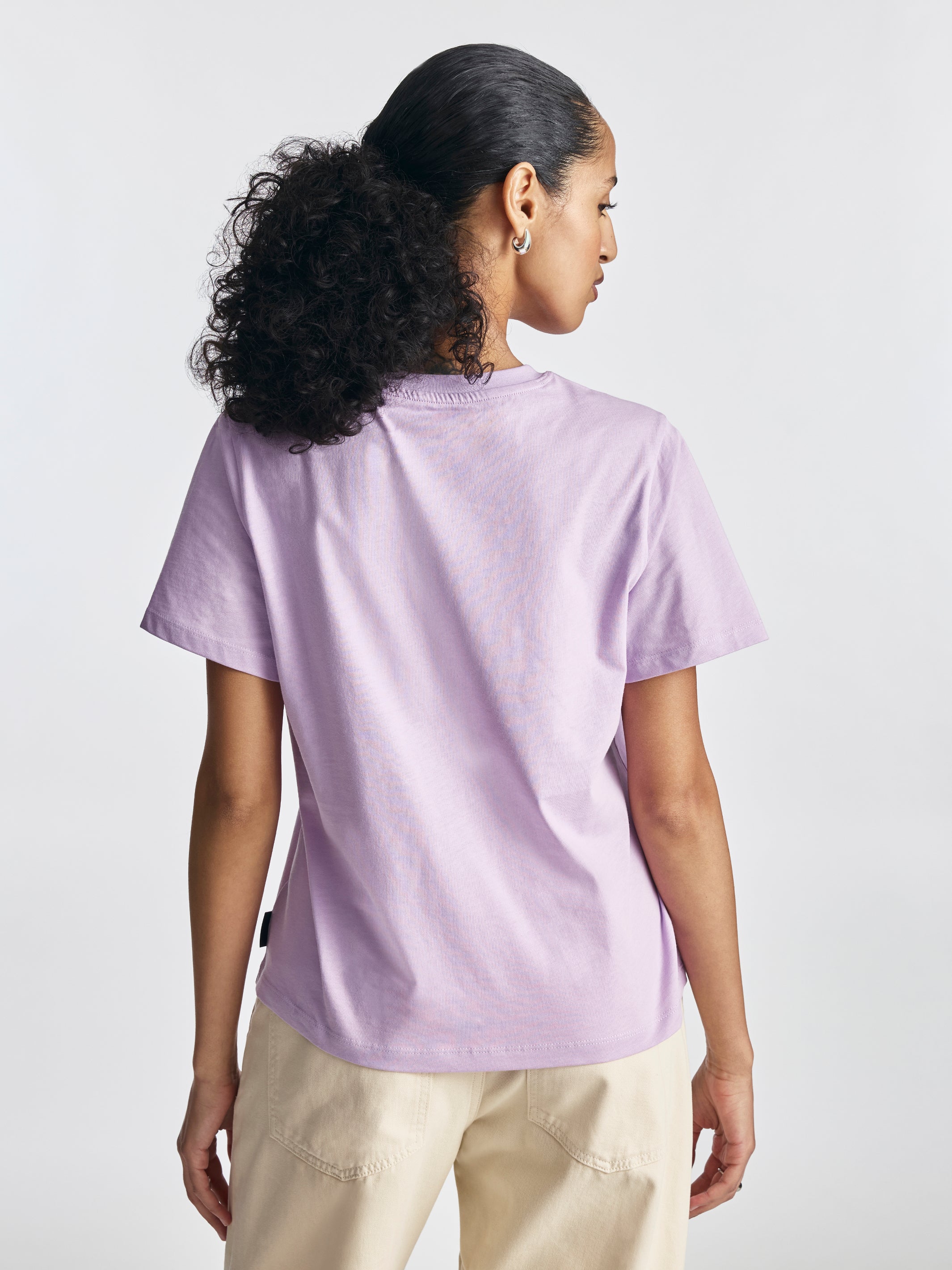 Women's Brooklyn Delivery T-Shirt in Orchid Bloom - BROOKLYN INDUSTRIES