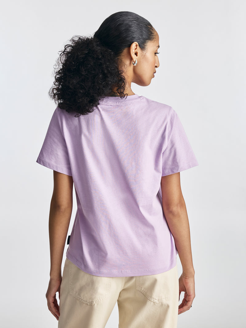 Women's Brooklyn Delivery T-Shirt in Orchid Bloom - BROOKLYN INDUSTRIES