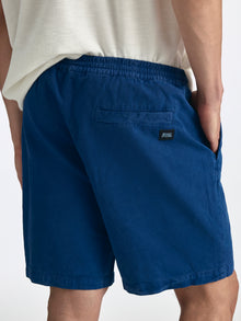 Men's Drawstring Shorts in Navy Peony - BROOKLYN INDUSTRIES