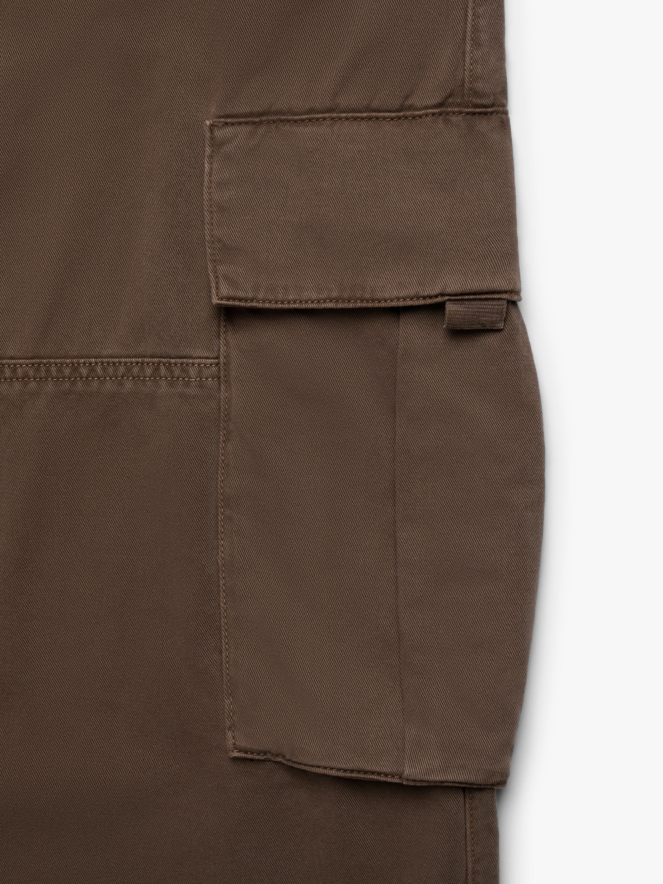 Men's Cargo Pants in Mocha Twill