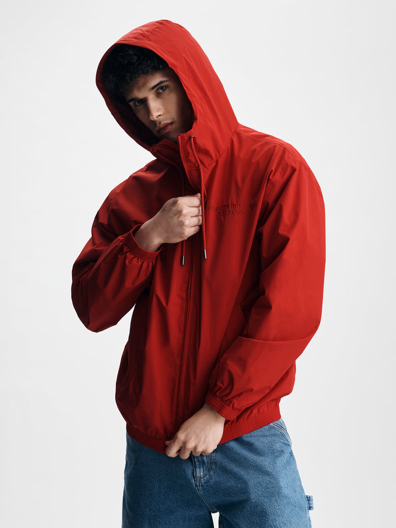 Men's Oversized Hooded Jacket in Emboldened - BROOKLYN INDUSTRIES
