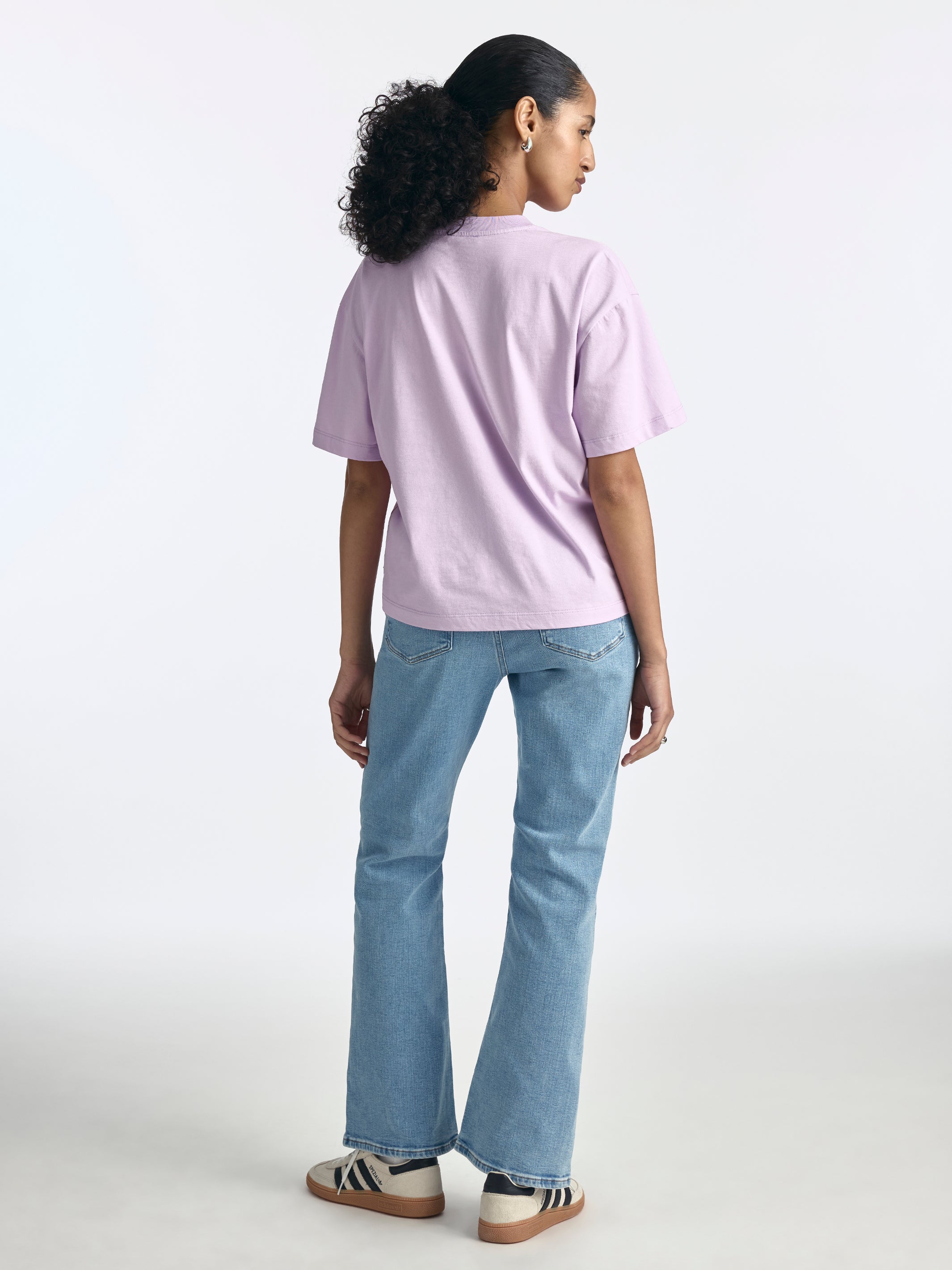Women's Brooklyn Pocket T-Shirt in Orchid Bloom - BROOKLYN INDUSTRIES