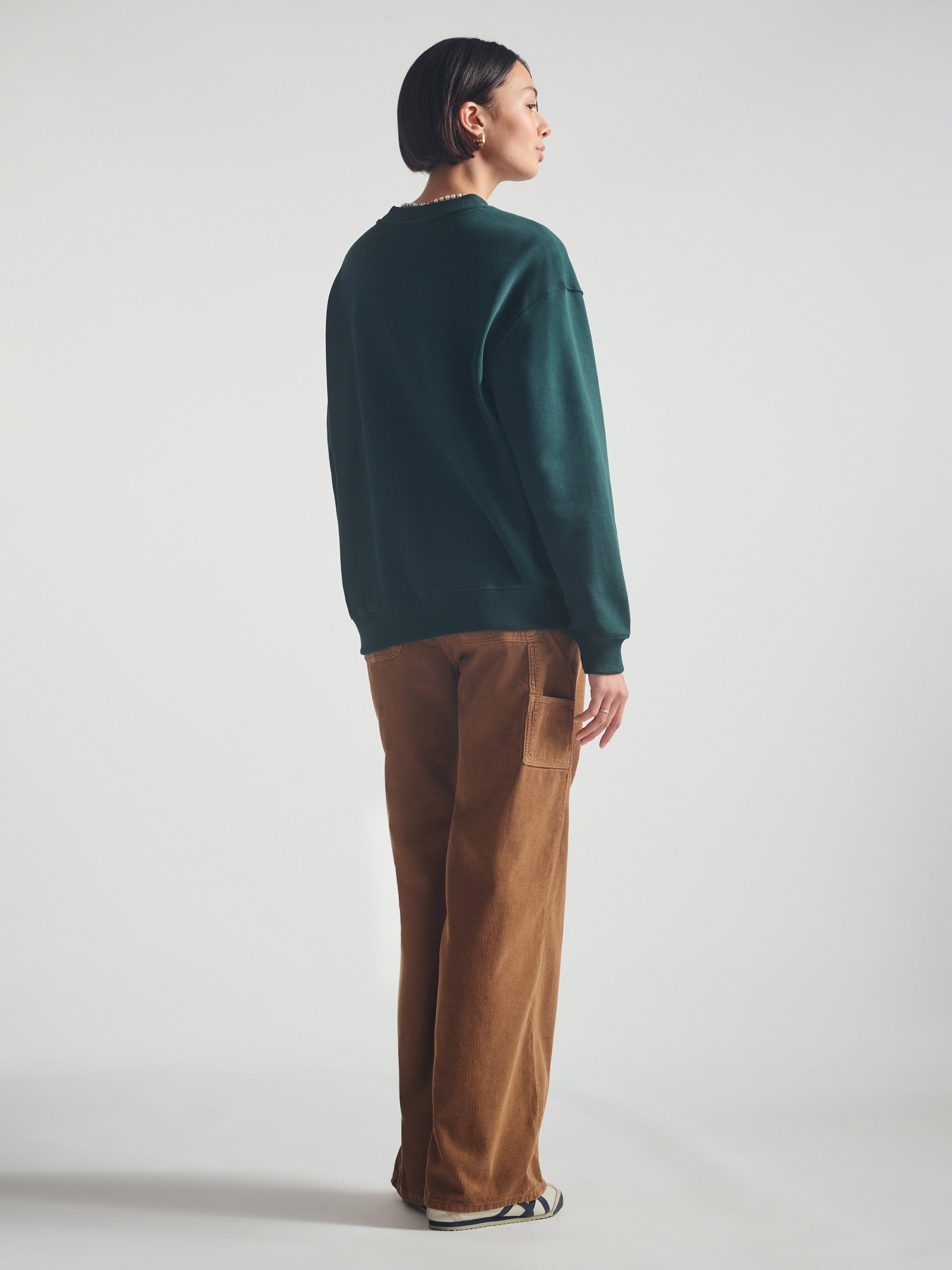 Women's Brooklyn Live Work Create Sweatshirt in Ponderosa Pine - BROOKLYN INDUSTRIES