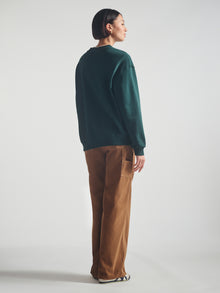 Women's Brooklyn Live Work Create Sweatshirt in Ponderosa Pine - BROOKLYN INDUSTRIES