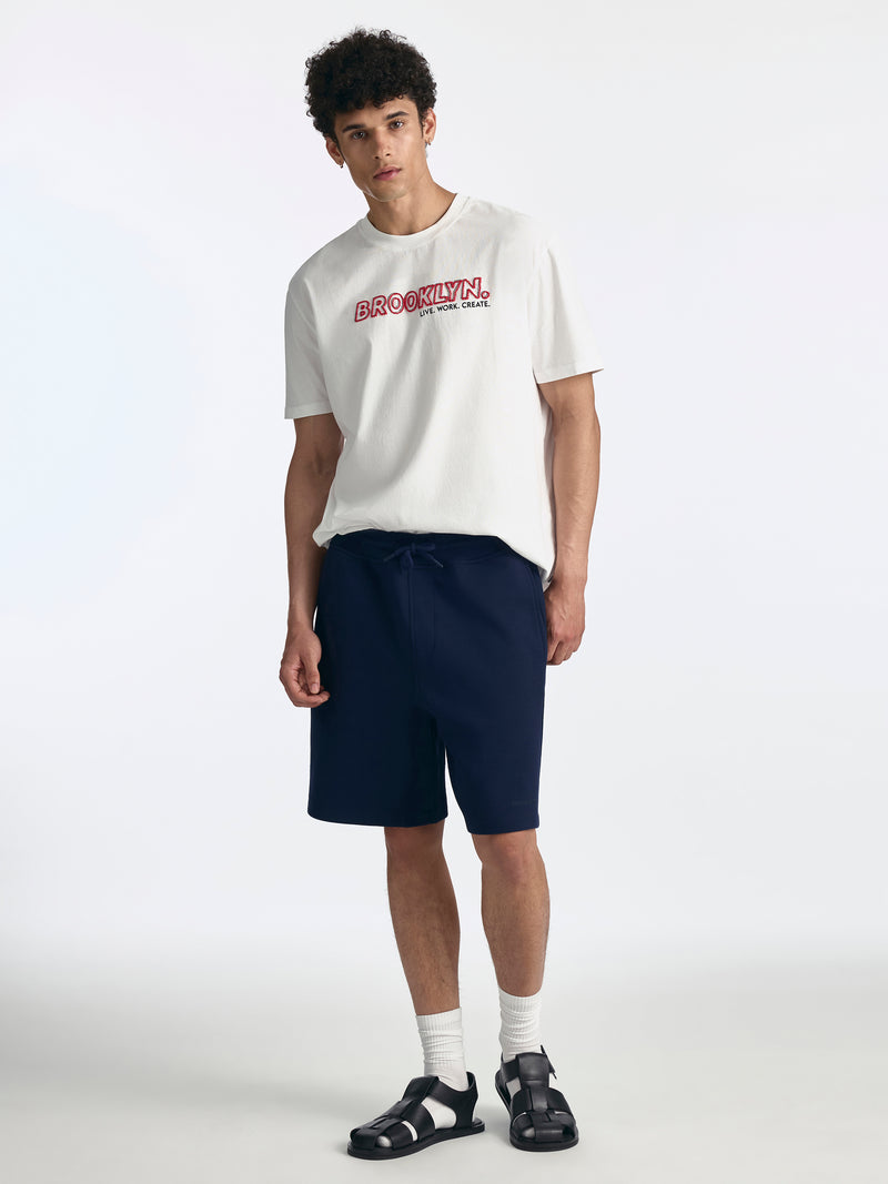 Men's Woven Shorts in Black Iris - BROOKLYN INDUSTRIES