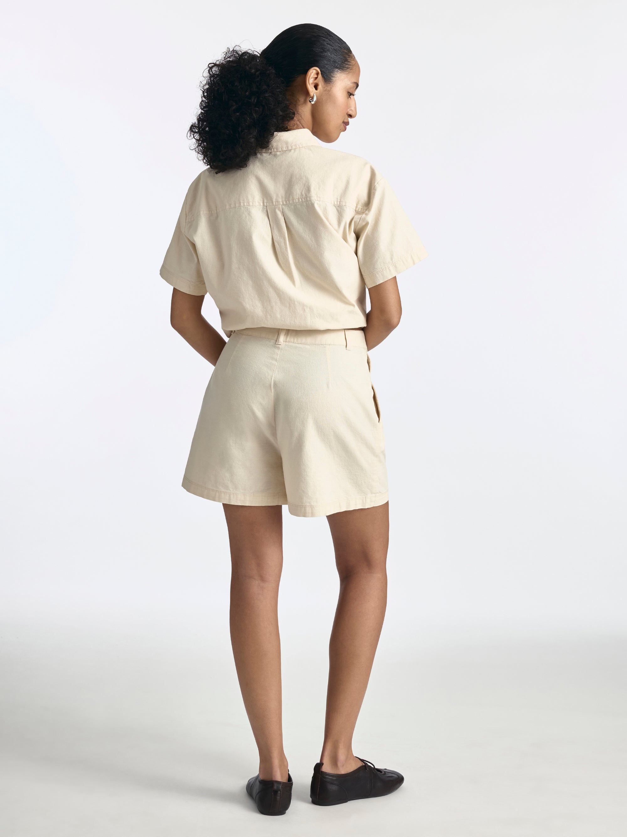 Women's Shorts in Sandshell - BROOKLYN INDUSTRIES
